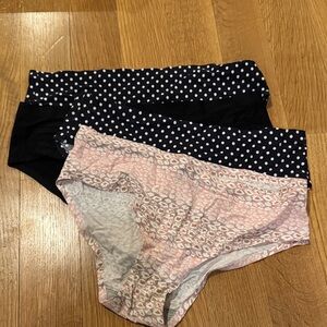 New without tags 4 pairs Coobie hipster panties underwear XL